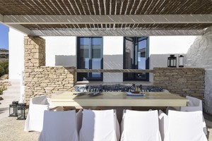 Villa Porithea_ Terrace Dining table